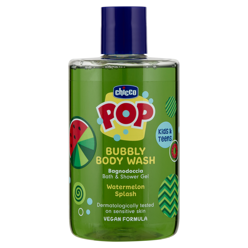 Chicco Pop Bubbly Body Wash Bagnodoccia Watermelon Splash 300 ml, , large