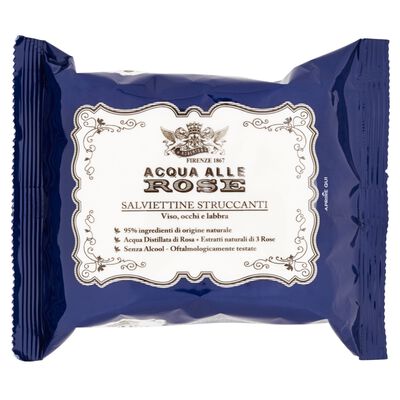 Acqua alle Rose Salviette Struccanti 20 Pezzi