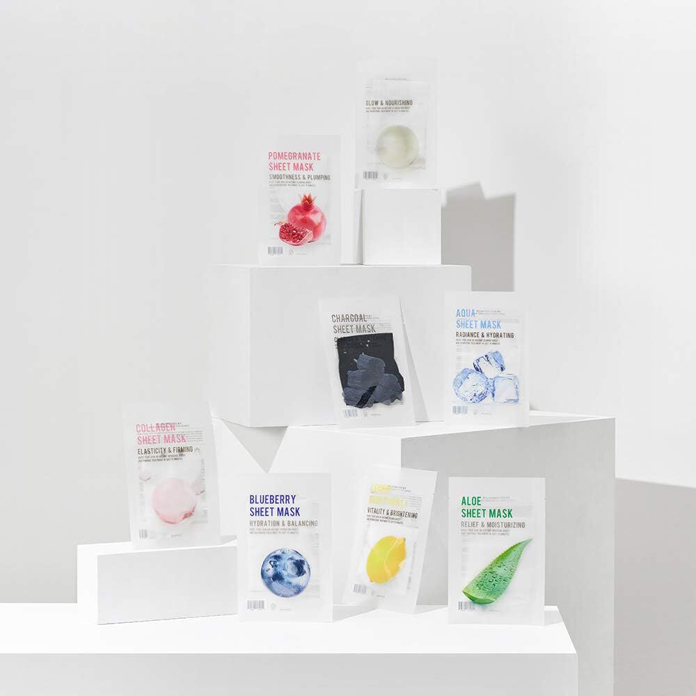 Eunyul Collagen Natural Moisture Sheet Mask Maschera Viso in Tessuto 22 ml, , large