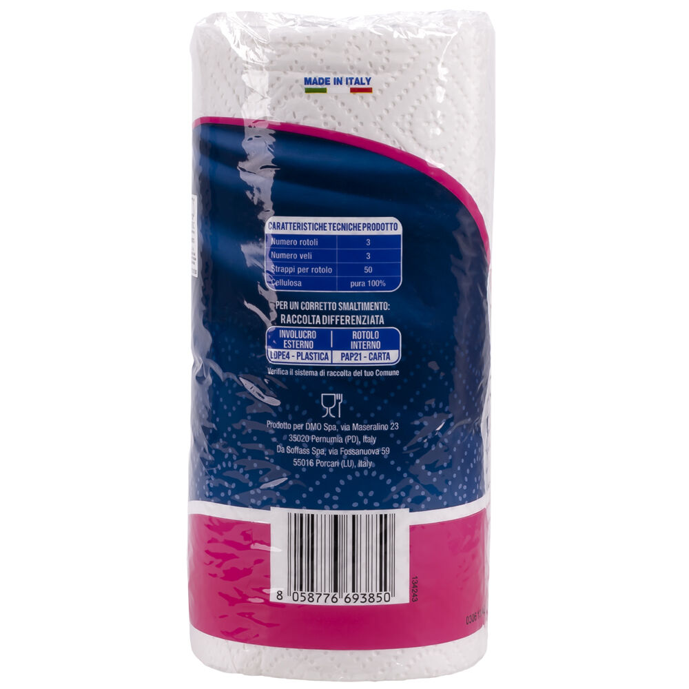Caddy's Asciugatutto Tre Per Tre 3 Rotoli, , large