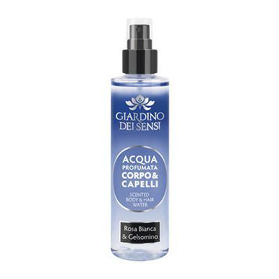 Giardino dei Sensi Acqua Profumata Corpo e Capelli Rosa Bianca e Gelsomino 110ml	