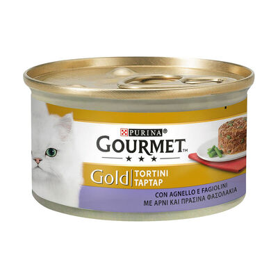 Gourmet Gold Tortini Cat Adult con Agnello e Fagiolini 85 g