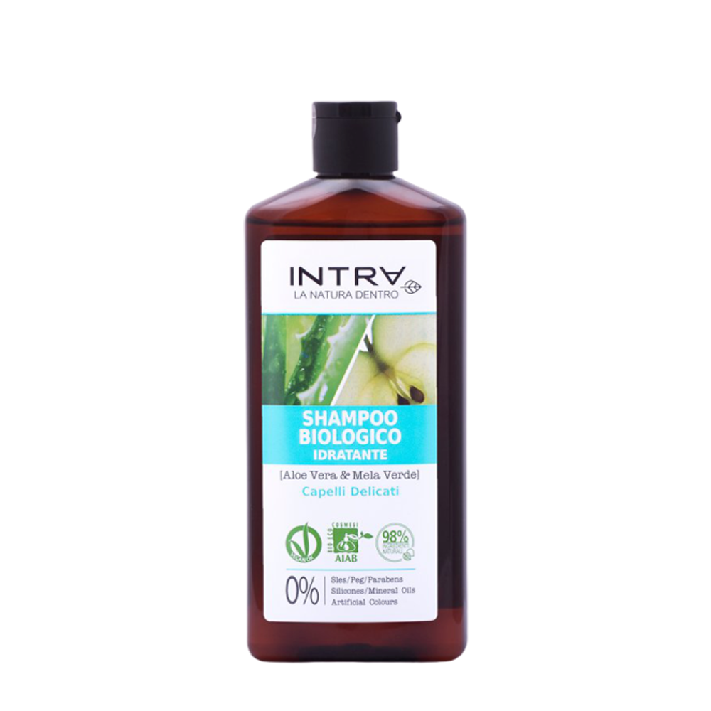 Intra Aloe Vera e MelaVerde Shampoo Idratante 250 ml - - - Immagine 1