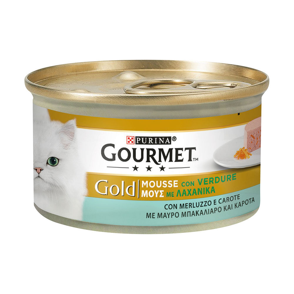 Gourmet Gold mousse merluzzo e carote 85 gr, , large