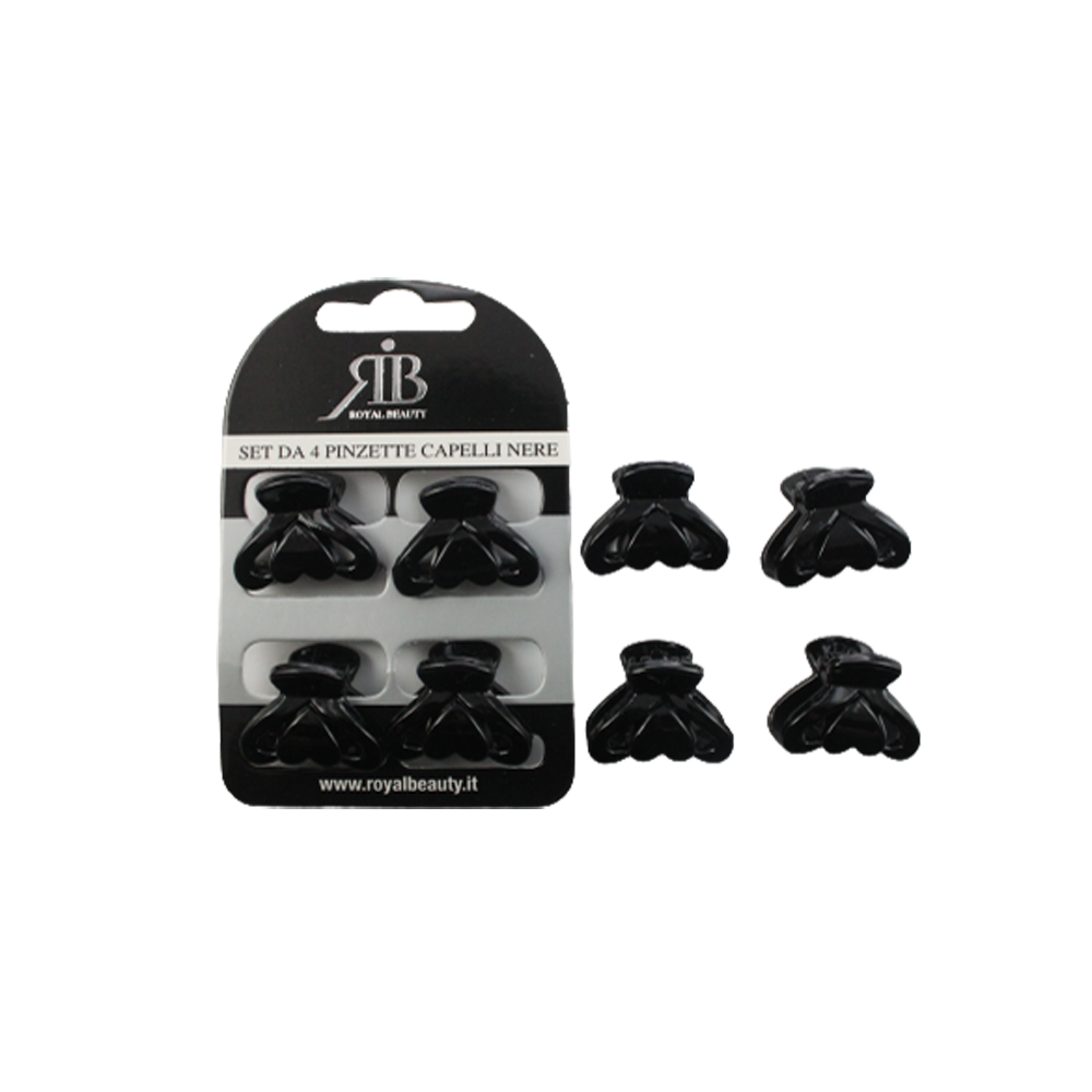 Royal Beauty Pinzette Capelli Nere 4 Pz, , large