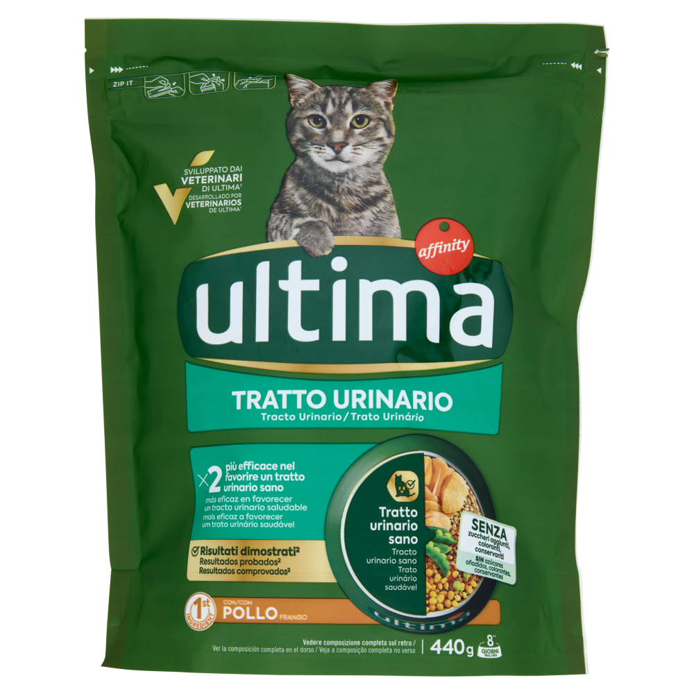 Ultima Cat Adult Tratto Urinario con Pollo 440gr - -
