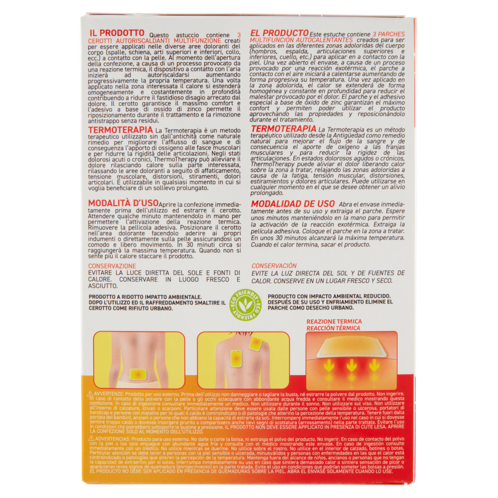 ThermoTherapy Cerotto Corpo 3 Pezzi, , large