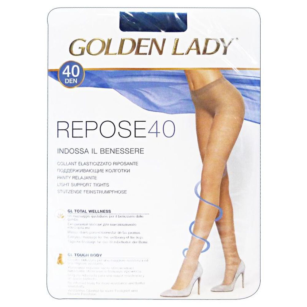 Golden Lady Repose 40 Denari Visone Taglia 5, , large
