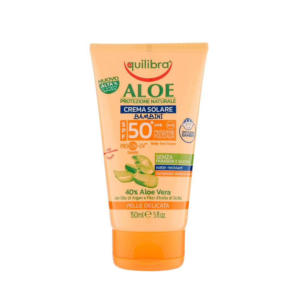 Equilibra Solari Aloe Crema Solare Bambini Spf 50+ 150ml, , large
