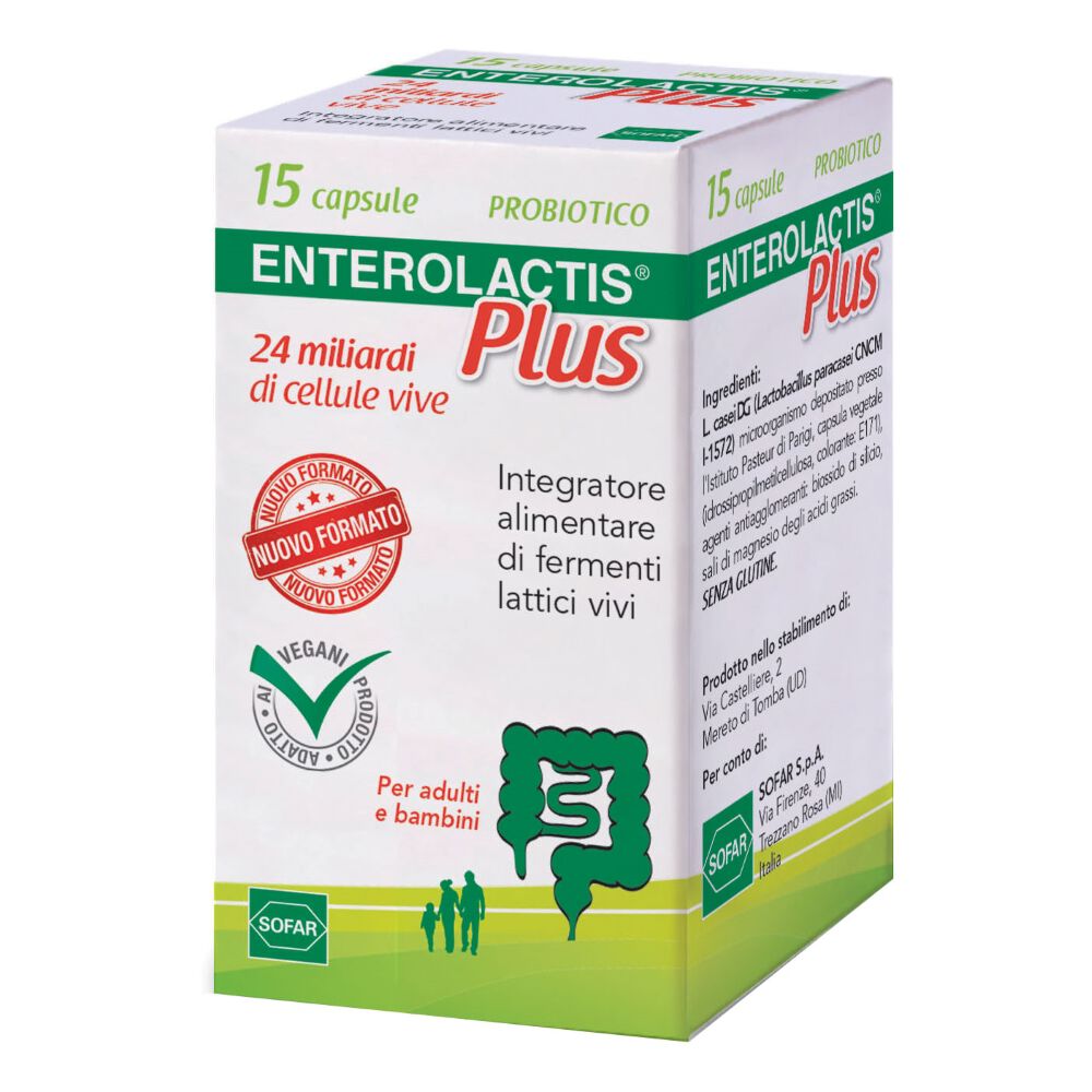 Enterolactis Plus 15 Capsule, , large