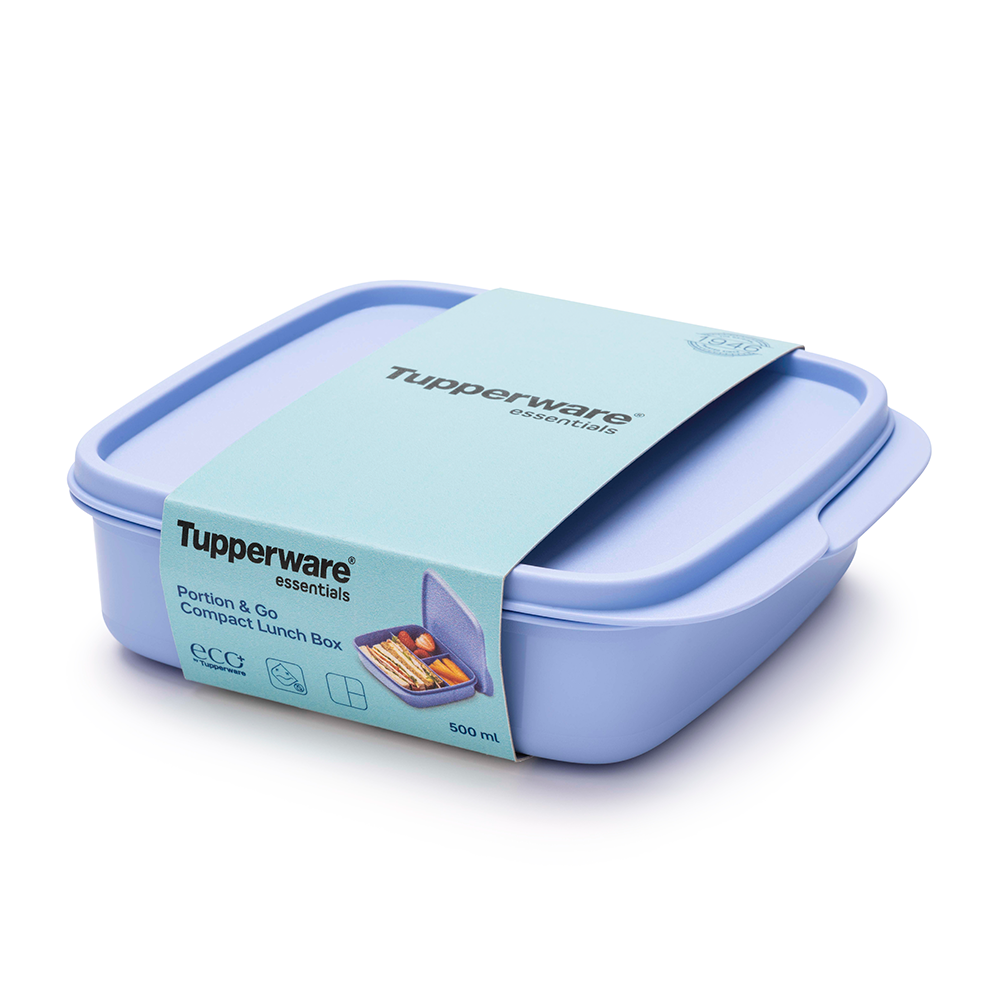 Tupperware ECO+ Portion & Go Compact Lunch Box 500 ml, , large