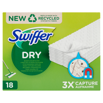 Swiffer Dry Panni Cattura Polvere 18 Panni