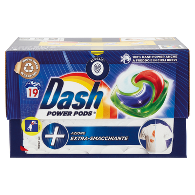 Dash Pods Power Extra Smacchiante 19 Lavaggi