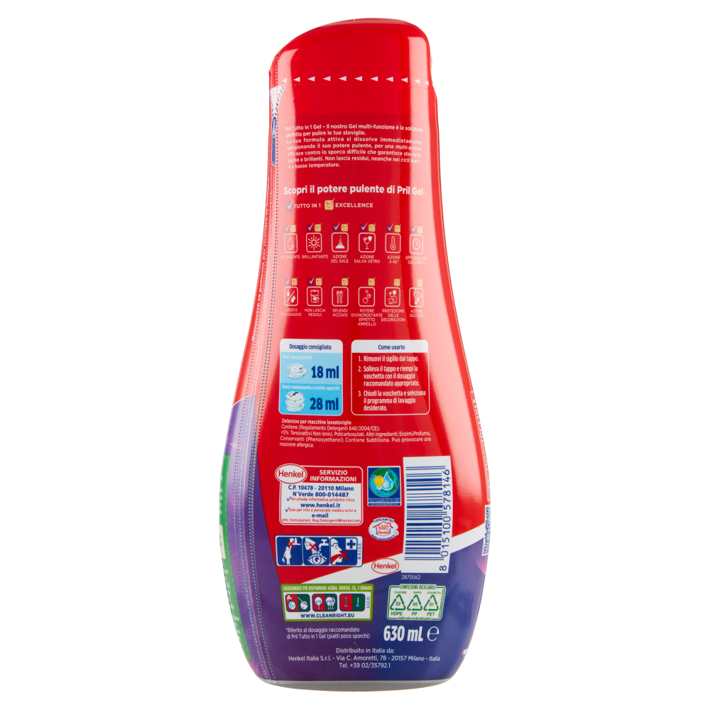 Pril Tutto in 1  Gel 35 Lavaggi, , large