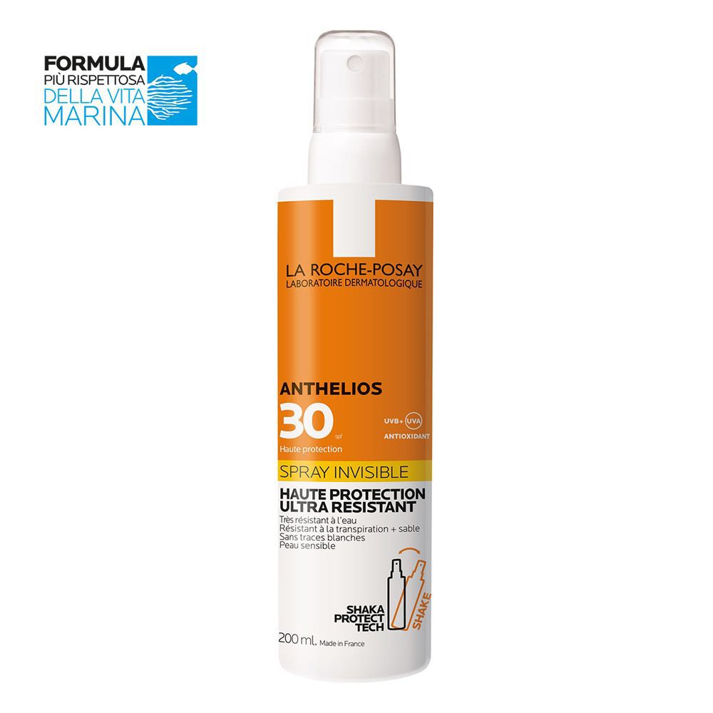 La Roche-Posay Anthelios Spray Solare Corpo Invisibile Uva/Uvb Spf 30 200 ml, , large