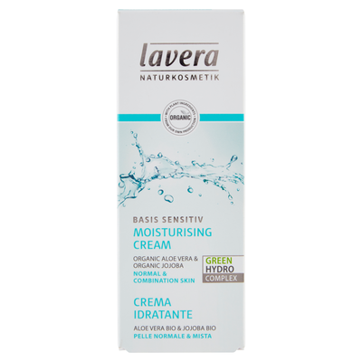 Lavera Basis Sensitiv Crema Idratante Aloe Vera Bio & Jojoba Bio 50 ml