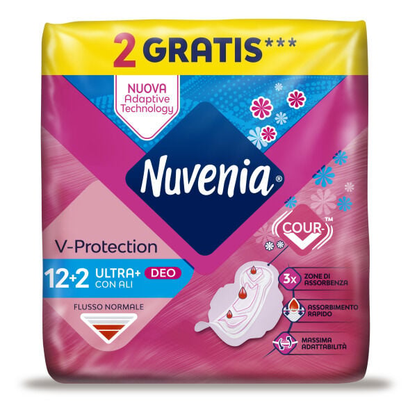 Nuvenia Fresh Ultra con Ali 12 Pezzi + 2 Assorbenti - -