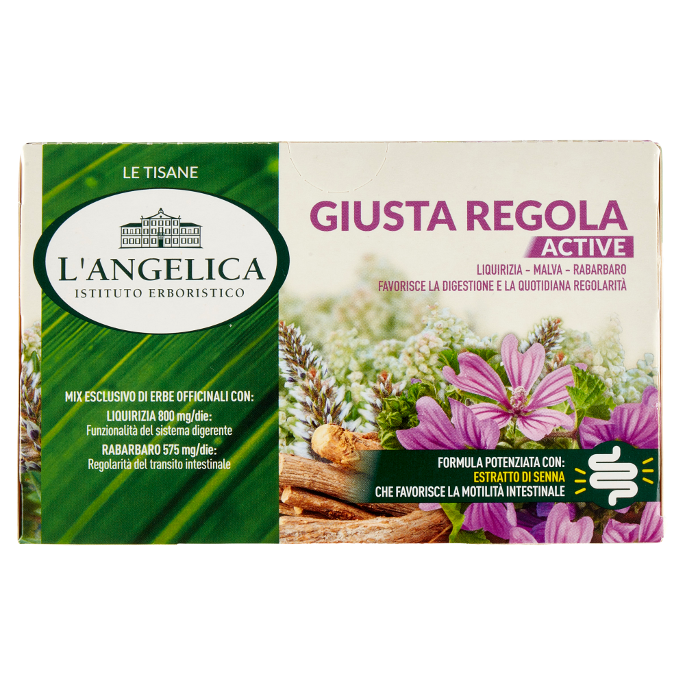 L'Angelica le Tisane Giusta Regola Active 20 Filtri 40 g, , large