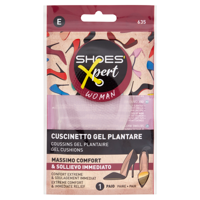 Shoes'Xpert Woman Cuscinetto Gel Plantare 1 Paio