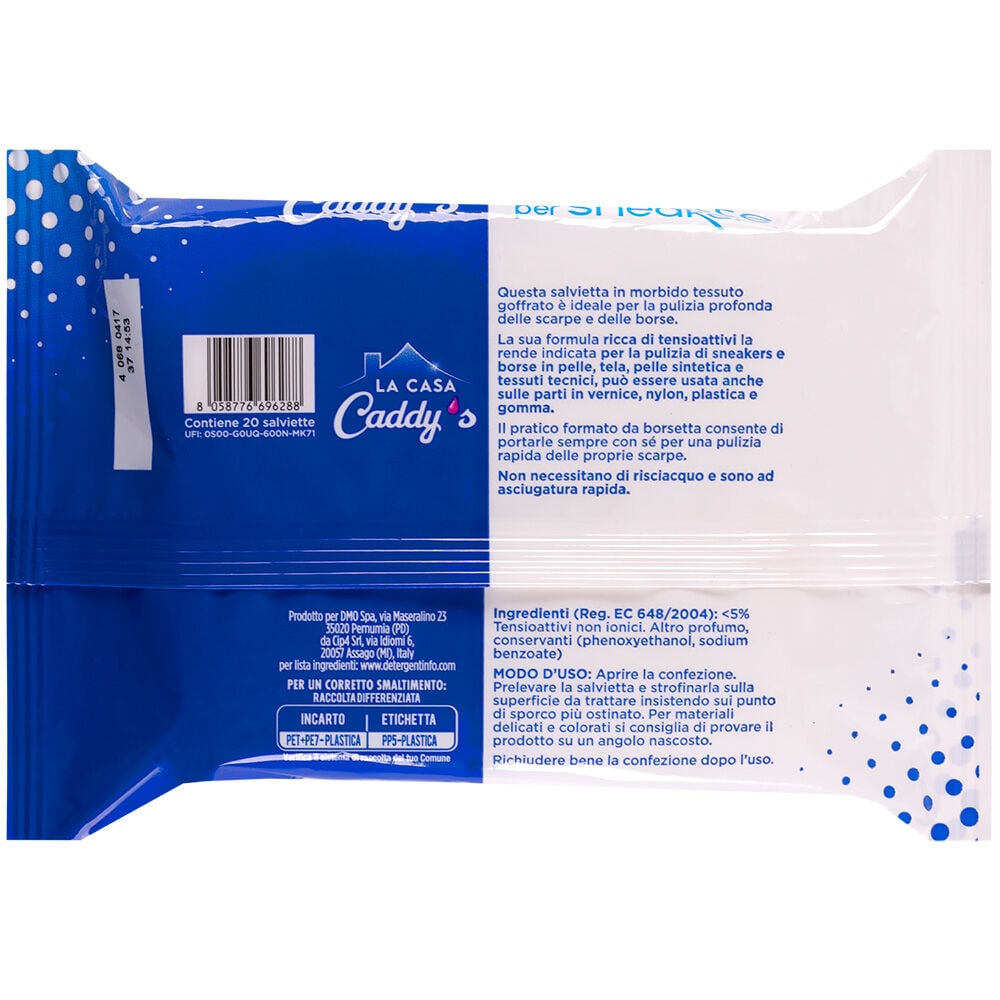 Caddy's Salviette Sneakers 20 Pezzi , , large