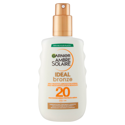 Ambre Solaire Ideal Bronze Latte Solare Abbronzante Spf 20 200 ml