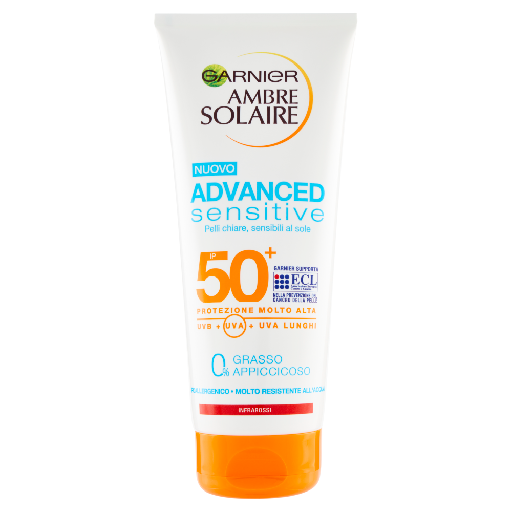 Ambre Solaire Crema Protezione Solare Advanced Sensitive Spf 50+, , large