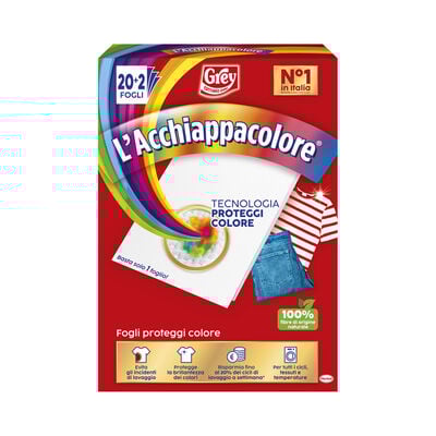 Grey L'Acchiappacolore Proteggi Colore 20+2 fogli	