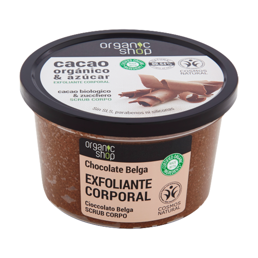 Organic Shop Cacao Biologico e Zucchero Scrub 250 ml, , large