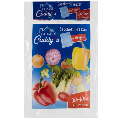Caddy's Sacchetti Gelo a Strappo 30x40cm 25 Pezzi