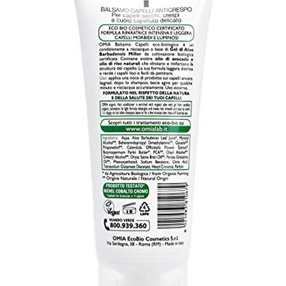Omia Ecobiologico Aloe Vera Balsamo 180 ml, , large