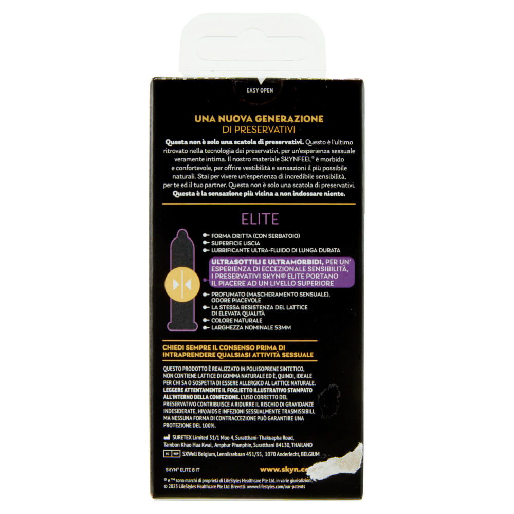 Skyn Elite Preservativi Senza Lattice 8 Pezzi, , large