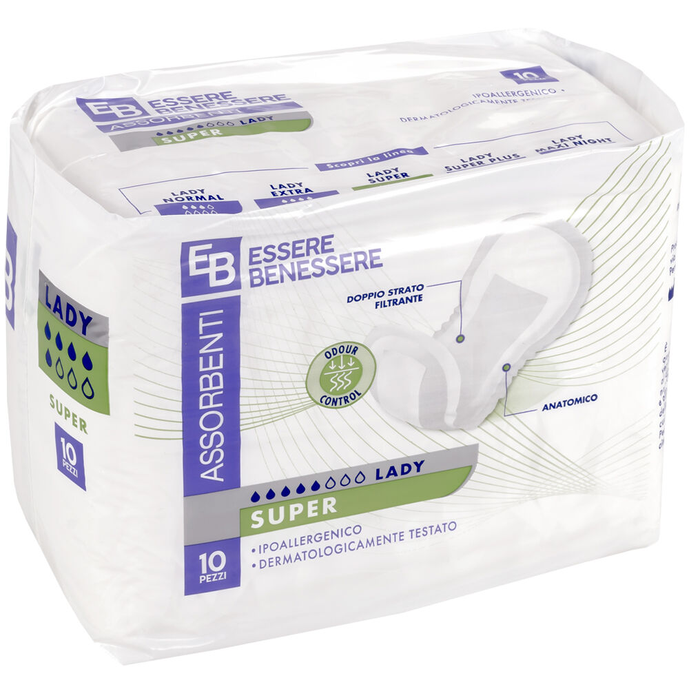 Essere Benessere Lady Super 10 Assorbenti, , large