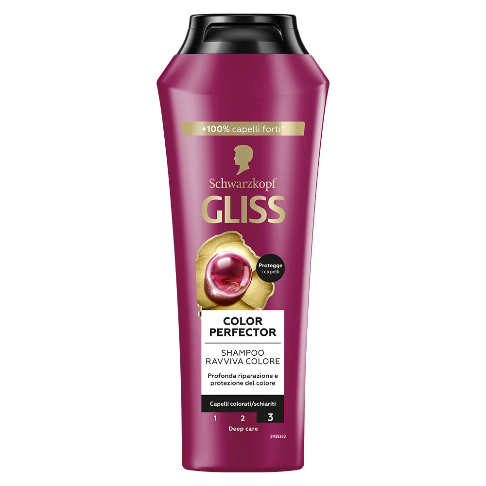Gliss Hair Repair Colour Perfector Shampoo Riparatore 250 ml, , large