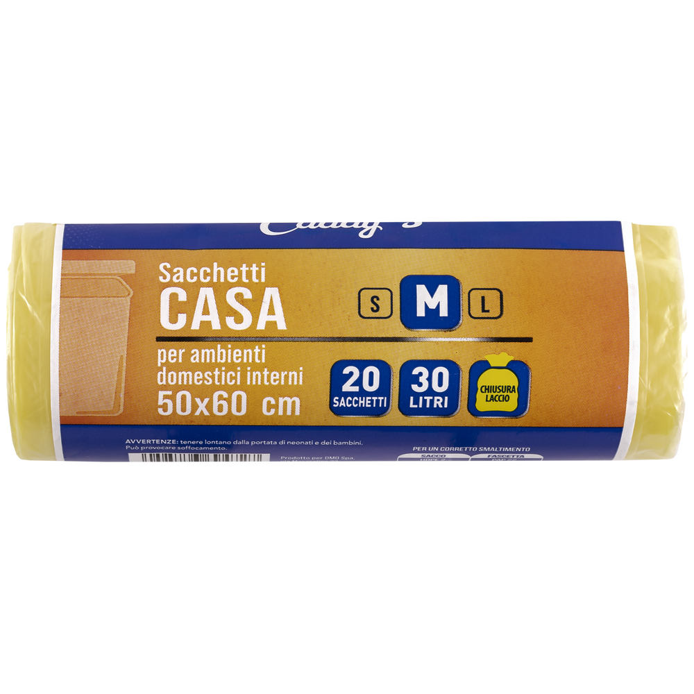 Caddy's Sacchetti M Giallo 50x60 20 Pezzi, , large
