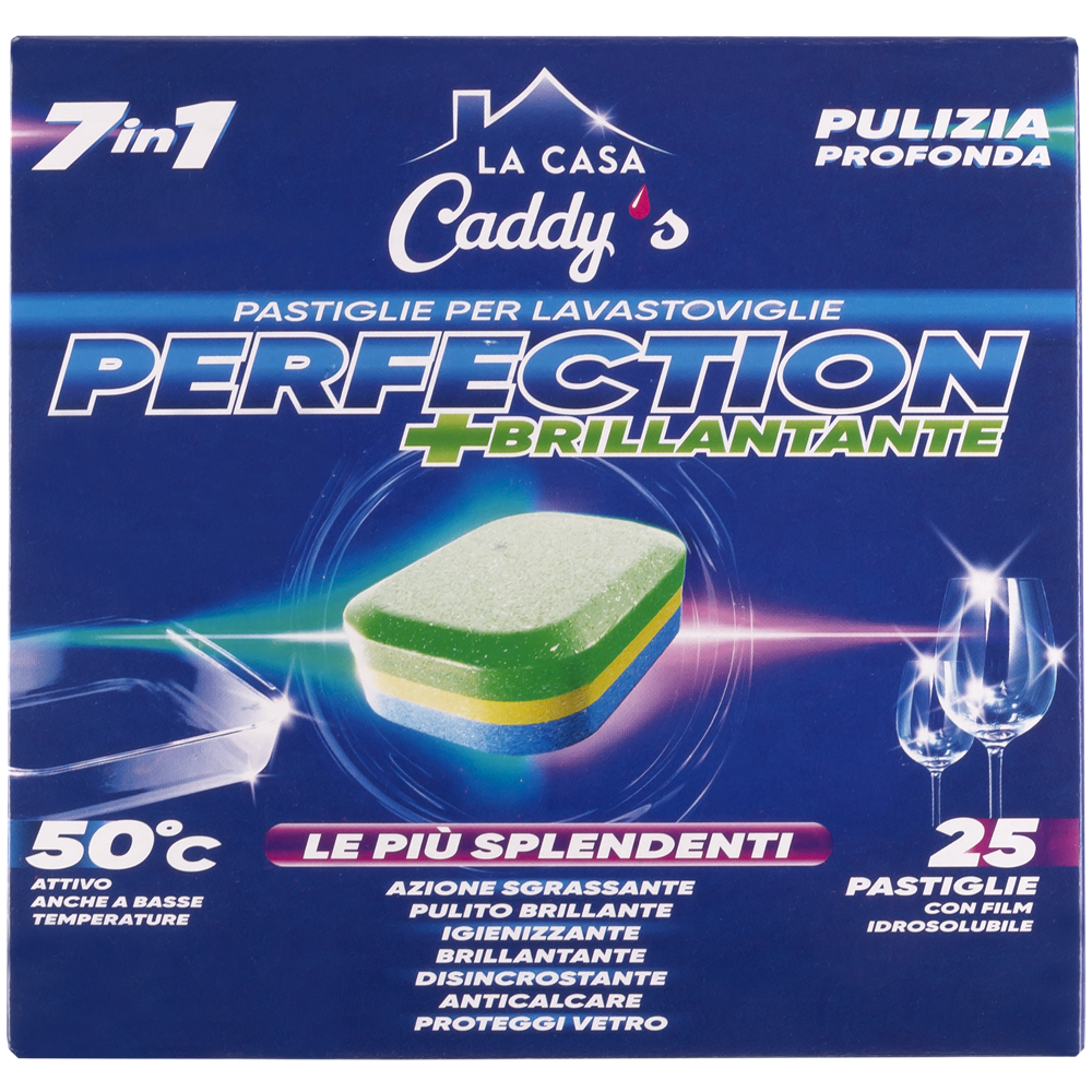 Caddy's Tabs Lavastoviglie Perfection 25 Pezzi , , large