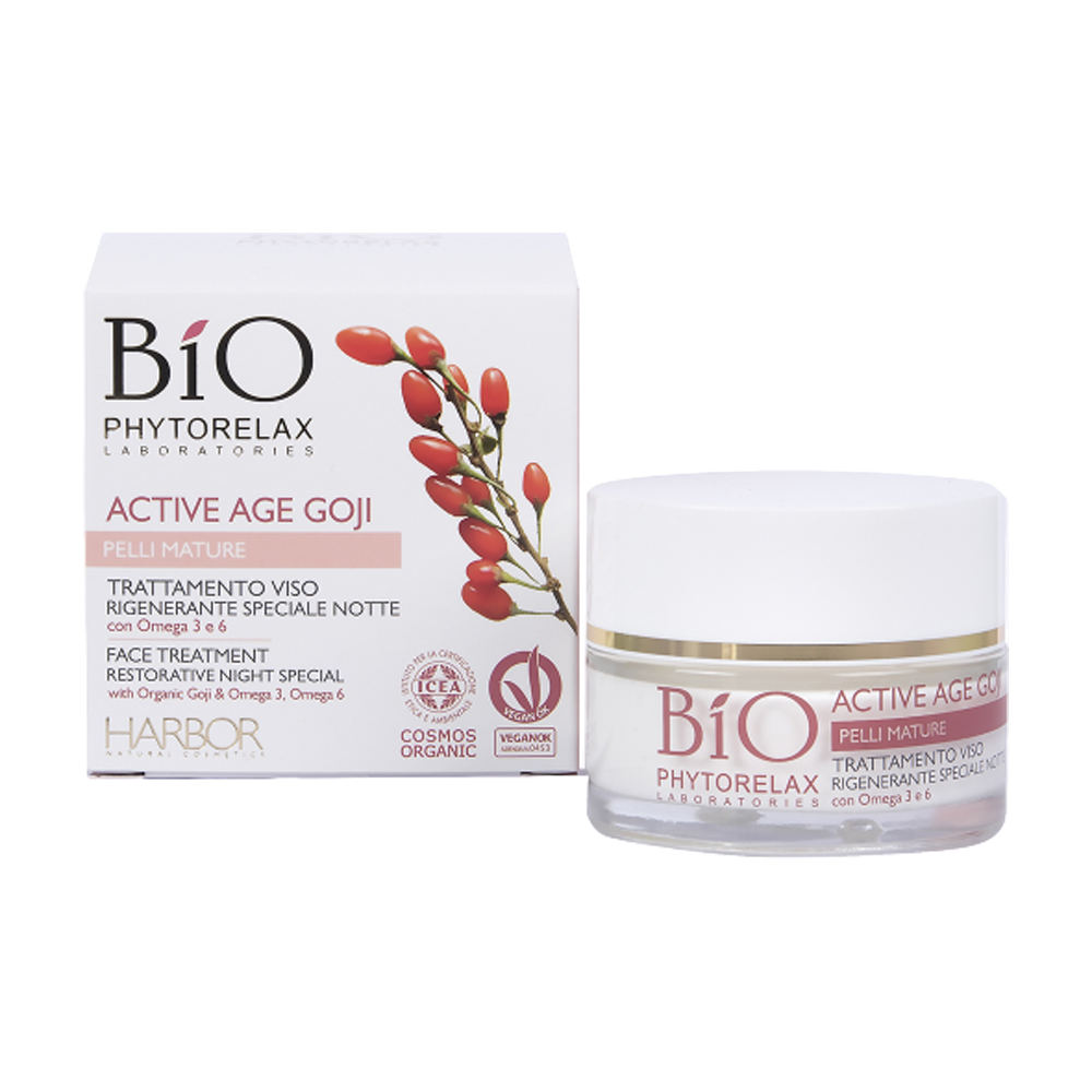 Biophytorelax Trattamento Viso Notte Age Goji 50ml, , large