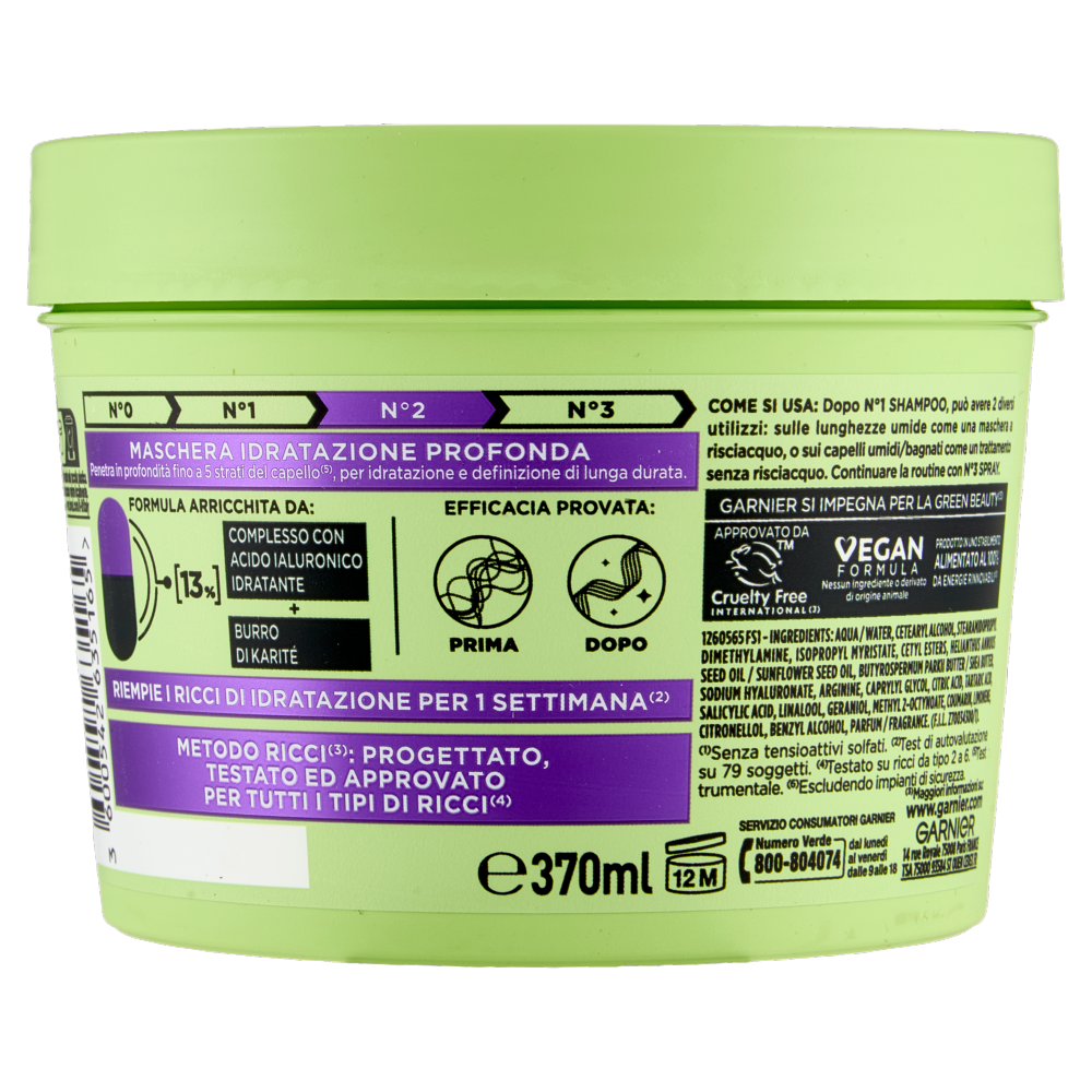 Fructis Metodo Ricci N&deg;2 Maschera 370 ml, , large