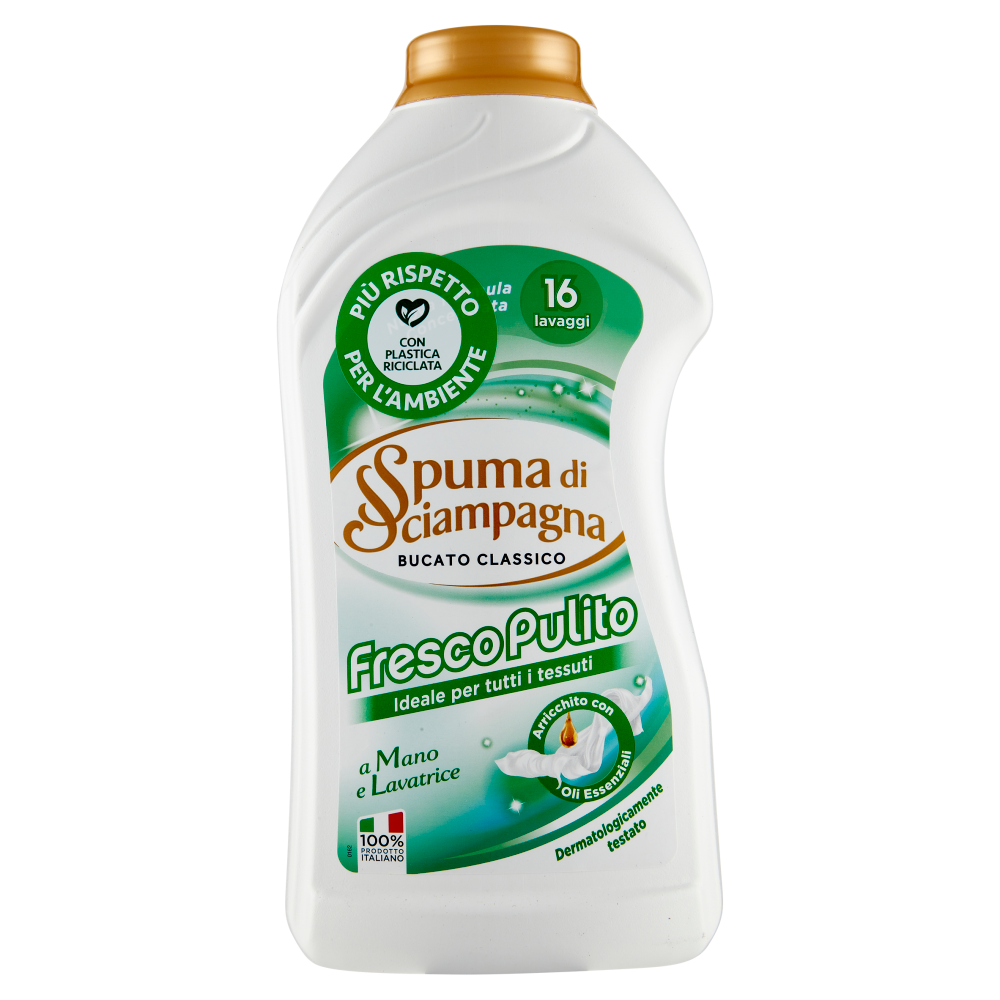 Spuma di Sciampagna Fresco Pulito Bucato 800 ml, , large