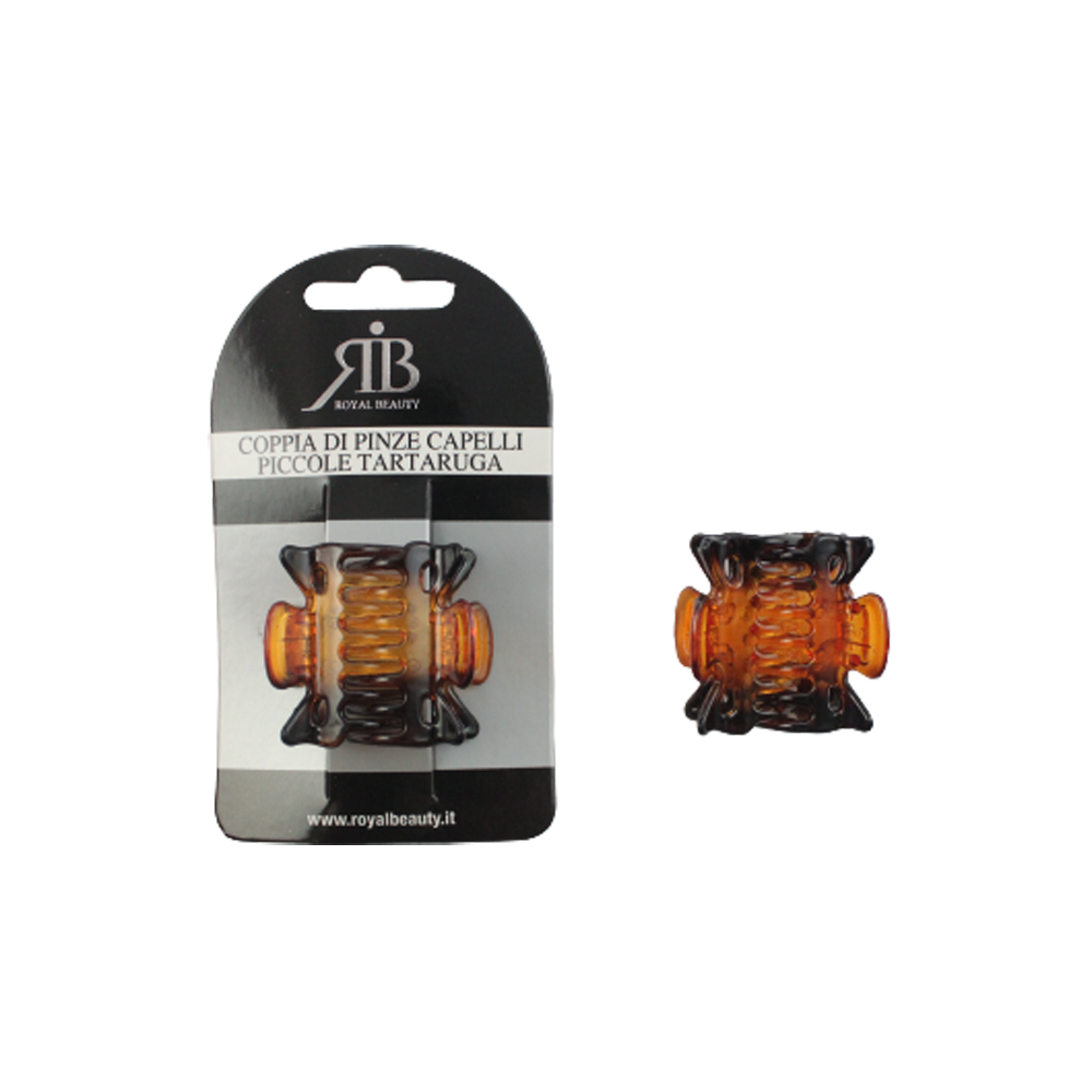 Royal Beauty Coppia Pinze Tartaruga 4 cm, , large