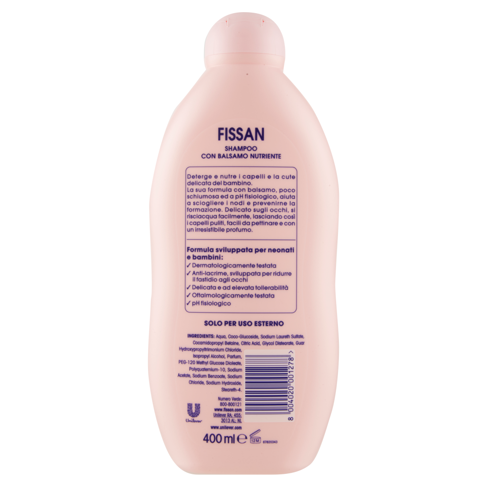 Fissan Shampoo con Balsamo Nutriente 400 ml, , large