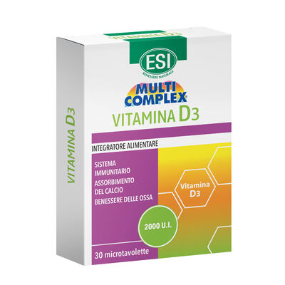 Multicomplex Vitamina D3 Integratore 30 Tavolette