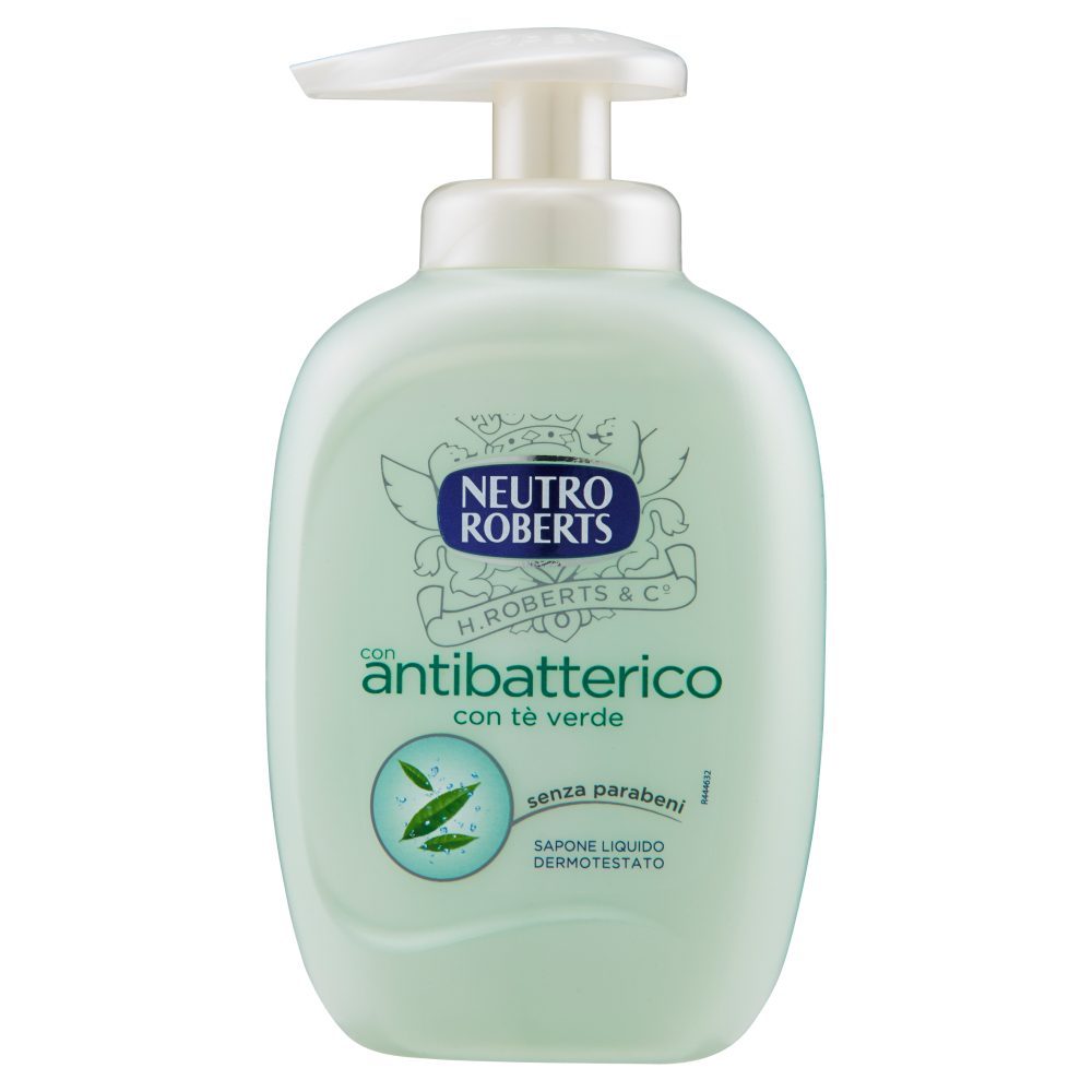 Neutro Roberts Antibatterico al Te Verde Sapone Liquido 200 ml, , large
