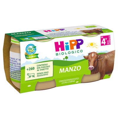 Hipp Omogeneizzato Carne Manzo 80 gr 2 Pezzi