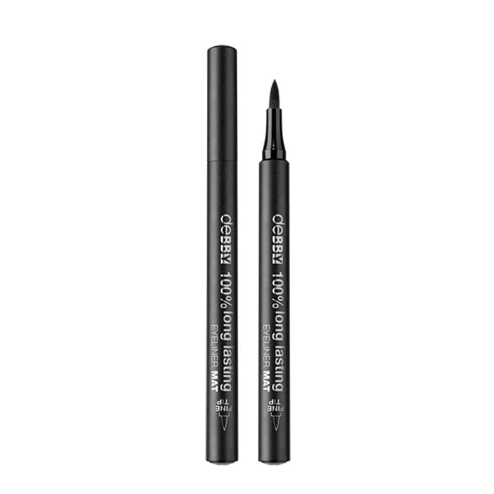 Debby Eyeliner Long Lasting Black, , large
