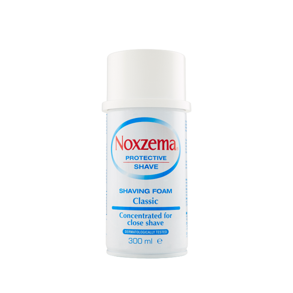Noxzema Rosa/Bianco/Crema Schiuma Da Barba Classic Per Rasatura, 300Ml - Immagine 3