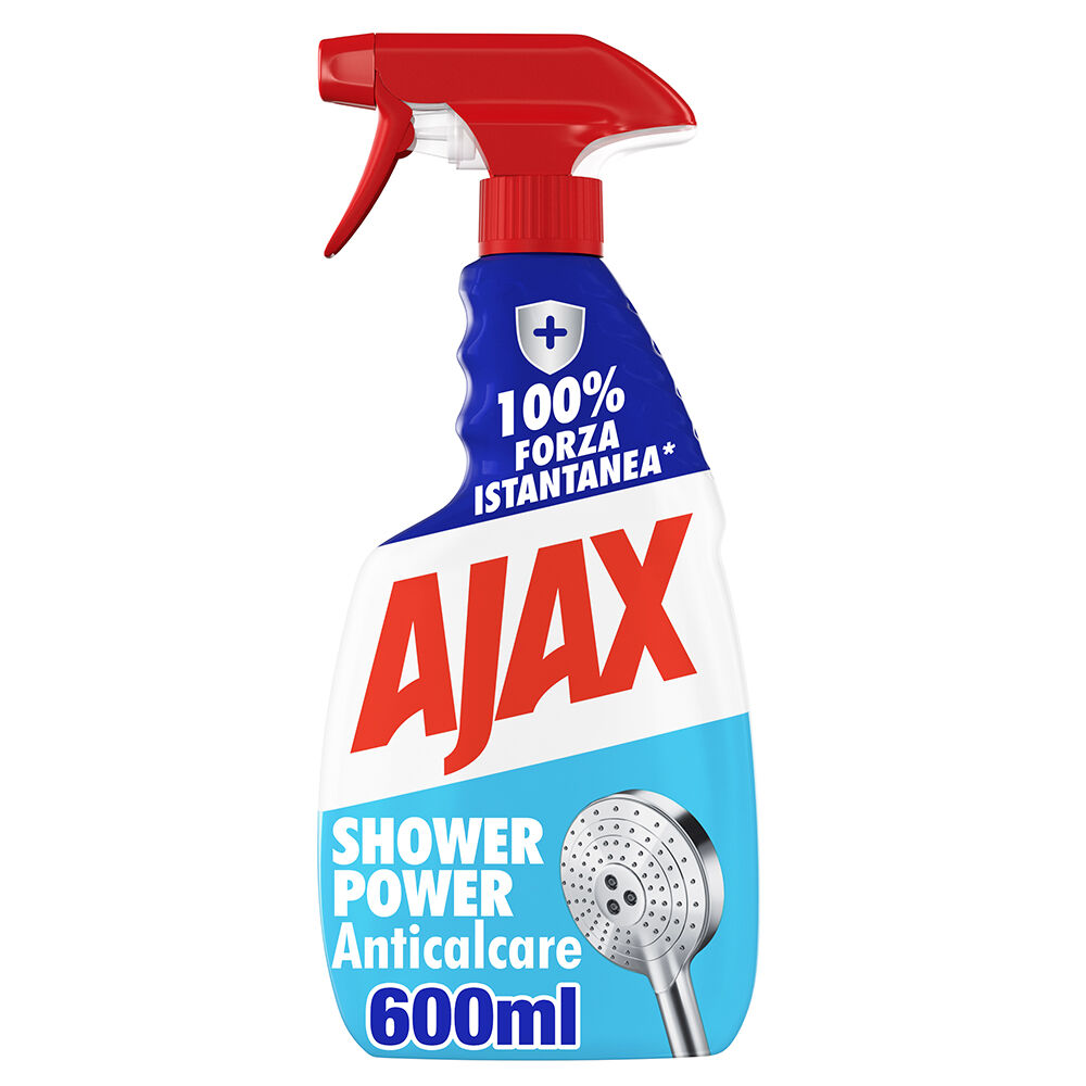 Ajax Detersivo Spray Anticalcare Doccia 600ml, , large