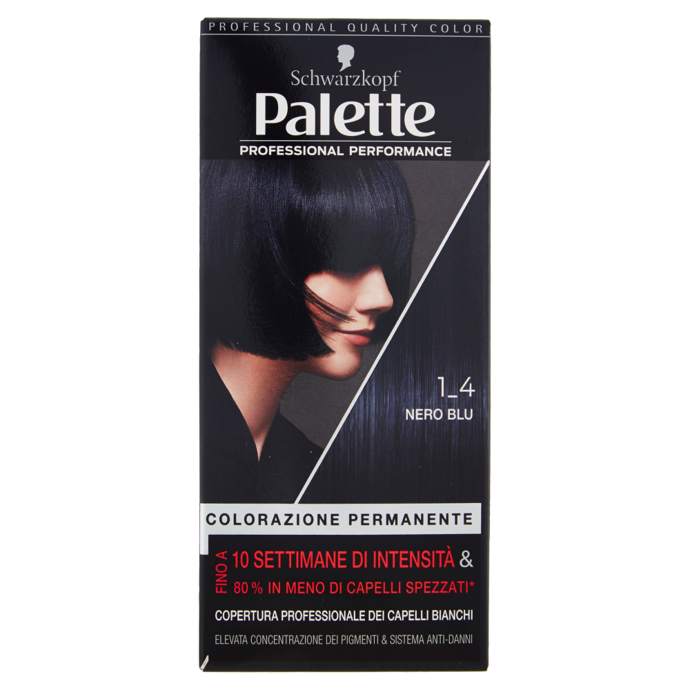 Palette Colorazione Permanente Nero Blu N.1-4 - -