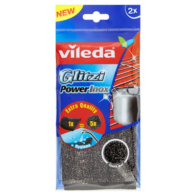 Vileda Glitzi Power Inox 2 Pezzi