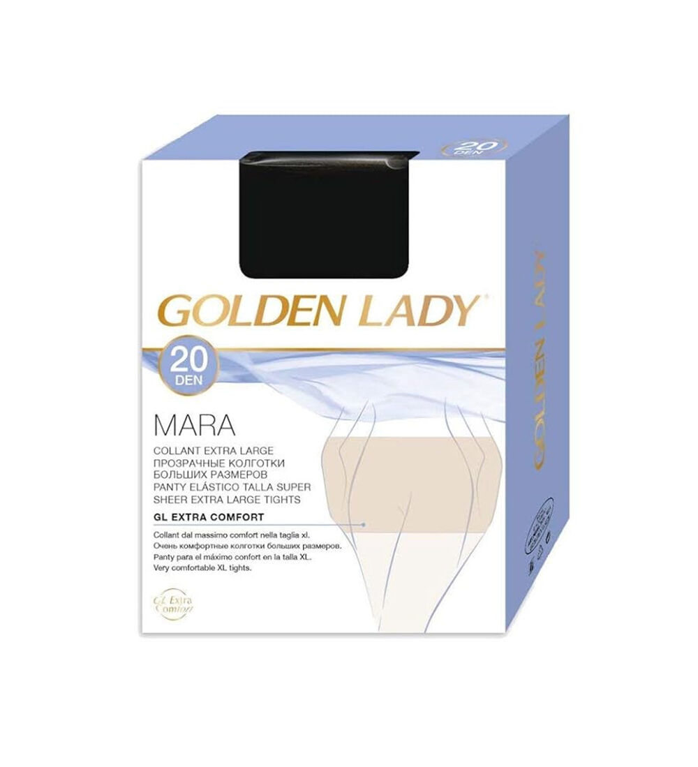 Golden Lady Collant Mara 20 Denari Nero Taglia XL - -