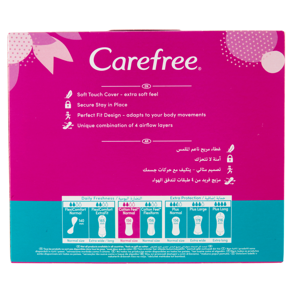 Carefree Cotton Feel Normal  100 Pezzi, , large image number null